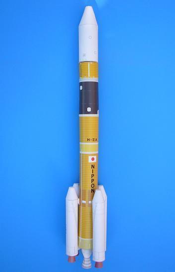 H2ロケットのプラモデル、模型